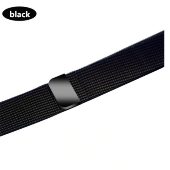 NEW Black Milanese Magnet Band FOR Apple - Picture 3 of 5